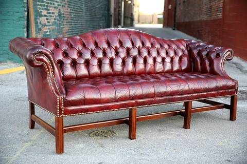 Antique Wood Couches thumbnail