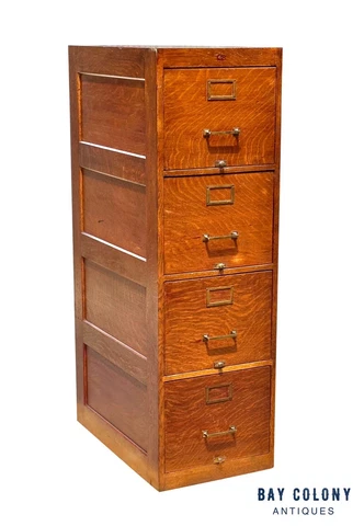 Antique Wood File Cabinets thumbnail