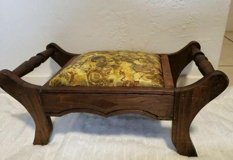 Antique Wood Footstools thumbnail