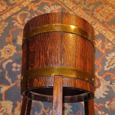 Antique Wood Plant Tables thumbnail