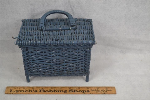 Antique Wood Sewing Baskets thumbnail