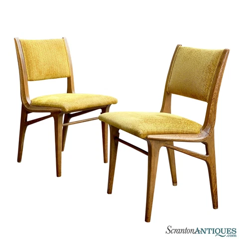 Antique Yellow Accent Chairs thumbnail