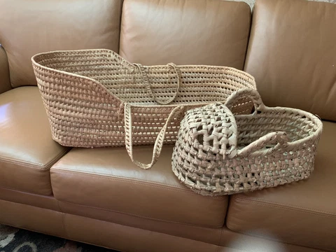 Antique Yellow Basket Liners thumbnail