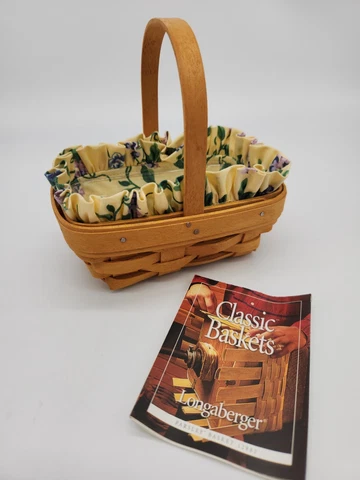 Antique Yellow Basket Liners thumbnail