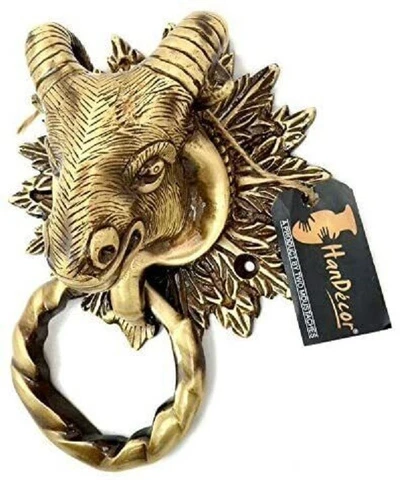 Antique Yellow Door Knockers thumbnail