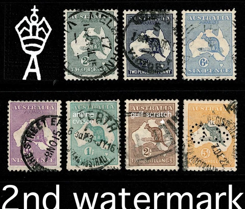 Australian Kangaroo Stamps thumbnail