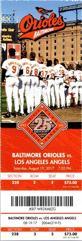 Baltimore Orioles Tickets thumbnail