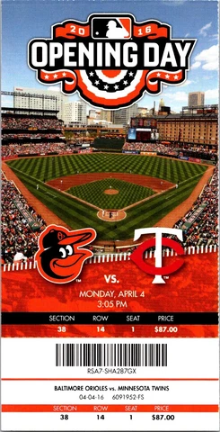 Baltimore Orioles Tickets thumbnail