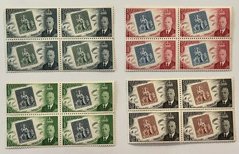 Barbadian Postal Stamps thumbnail