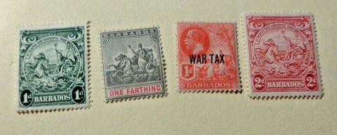 Barbadian Postal Stamps thumbnail