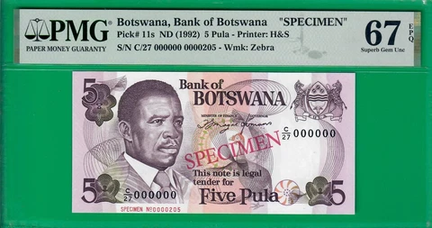 Batswana Paper Money thumbnail
