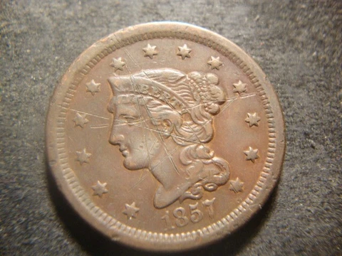 Braided Hair Large Cents thumbnail