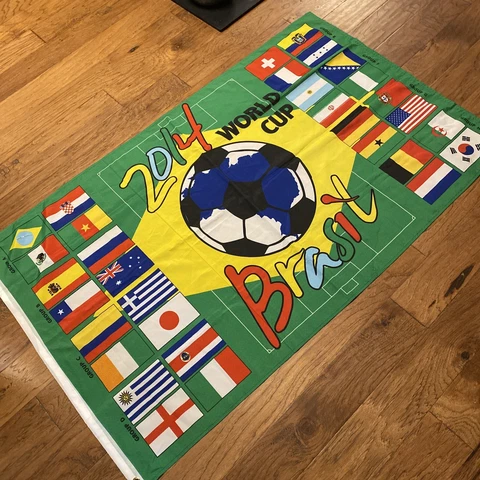 Brazil National Soccer Team Flags thumbnail