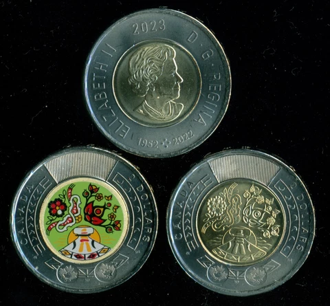 Canadian Two Dollar Coins thumbnail