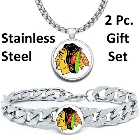 Chicago Blackhawks Bracelets thumbnail