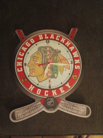 Chicago Blackhawks Clocks thumbnail