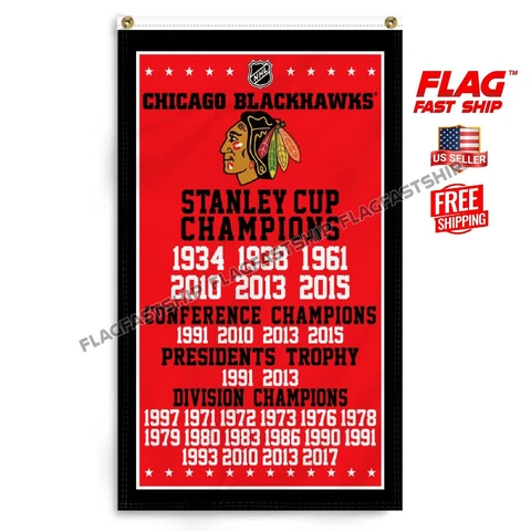 Chicago Blackhawks Flags thumbnail