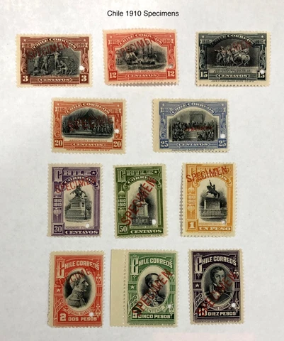 Chile Stamps thumbnail