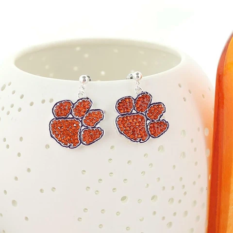 Clemson Tigers Earrings thumbnail
