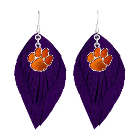 Clemson Tigers Earrings thumbnail