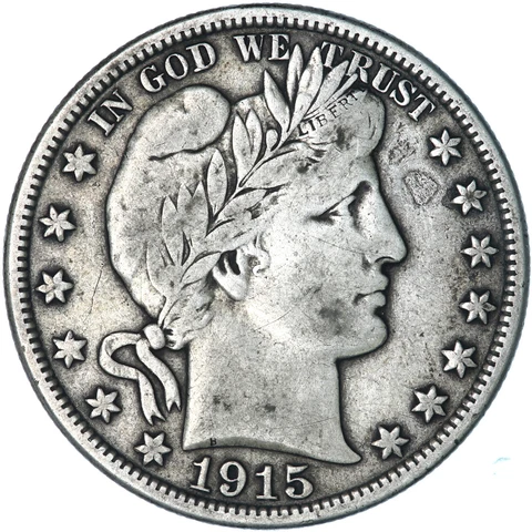 D Barber Half Dollars thumbnail