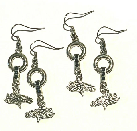 Denver Broncos Earrings thumbnail