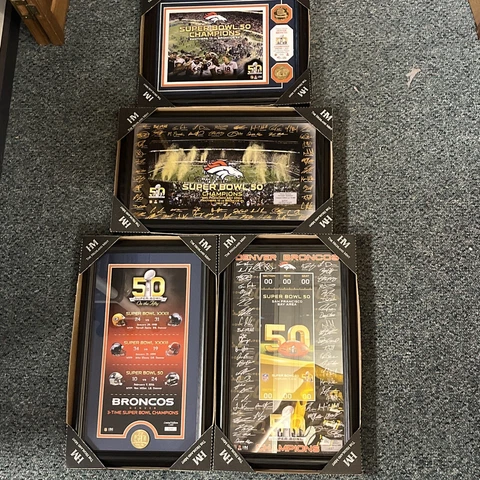 Denver Broncos Plaques