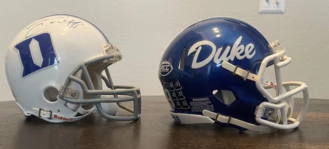 Duke Blue Devils Helmets thumbnail