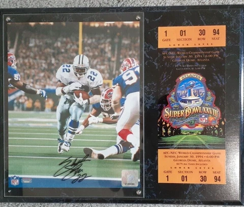 Emmitt Smith Plaques