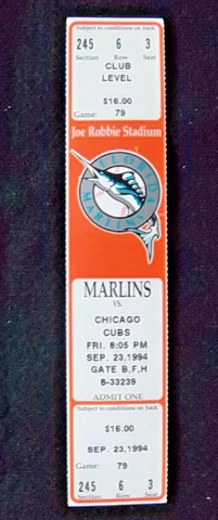 Florida Marlins Tickets thumbnail