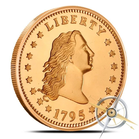 Flowing Hair Half Dimes