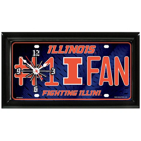 Illinois Fighting Illini Clocks thumbnail