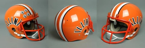 Illinois Fighting Illini Helmets