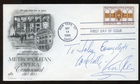 Isaac Stern Autographs