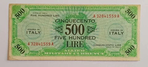 Italian, Sammarinese & Vatican Paper Money