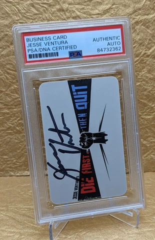 Jesse Ventura Autographs