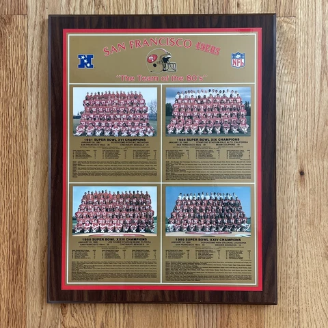 Joe Montana Plaques thumbnail