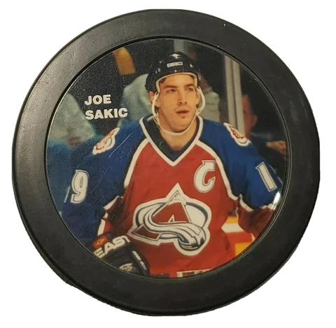 Joe Sakic Pucks thumbnail