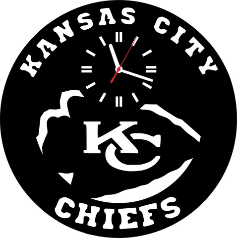 Kansas City Chiefs Clocks