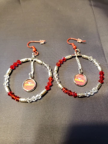 Kansas City Chiefs Earrings thumbnail