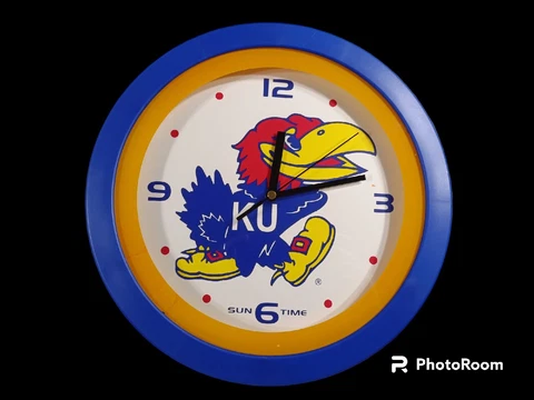 Kansas Jayhawks Clocks