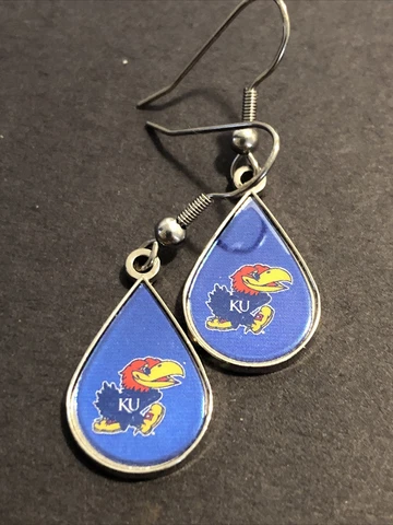 Kansas Jayhawks Earrings thumbnail