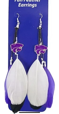 Kansas State Wildcats Earrings thumbnail