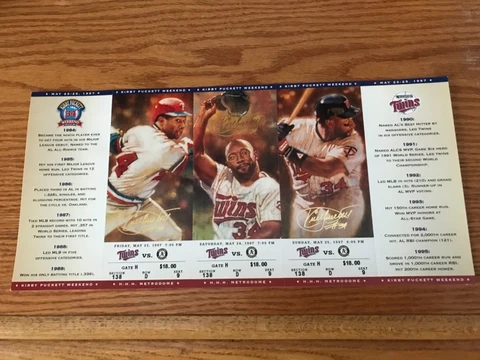 Kirby Puckett Tickets thumbnail