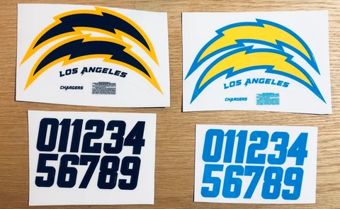 Los Angeles Chargers Helmets thumbnail
