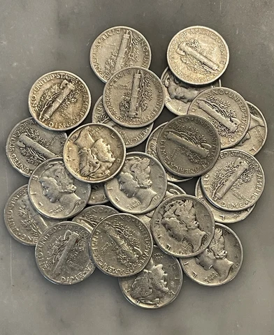 Mercury Dimes thumbnail