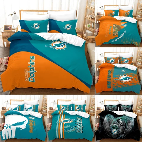 Miami Dolphins Beddings thumbnail