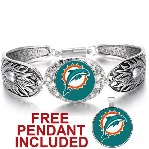 Miami Dolphins Bracelets thumbnail