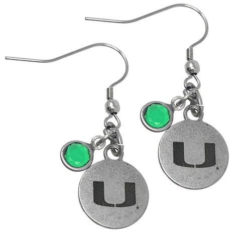 Miami Hurricanes Earrings thumbnail