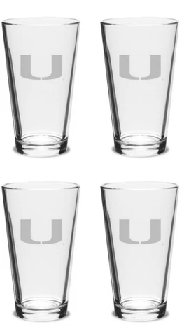Miami Hurricanes Glasses thumbnail